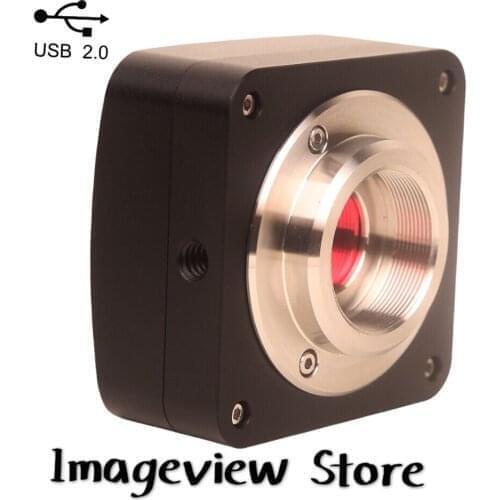 USB2.0 1.3M to 16M Mircoscope C-mount eyepiece color camera UA with Aptina, Panasonic CMOS Sensor support winXP,7,8,10,MAC,Linux