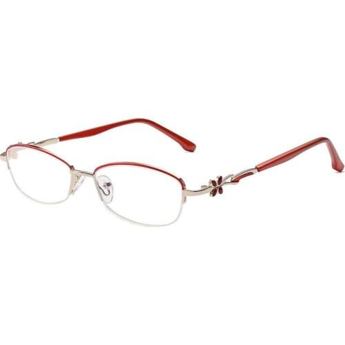 +1 +1.5 +2 to +4 Cat Eye Retro Quality Reading Glasses Men Women Portable Ultra Light Business Presbyopia Half Frame Unisex