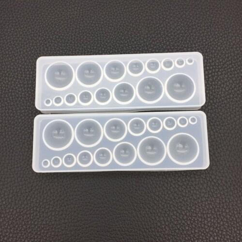 1Pcs DIY Crystal Epoxy Resin Molds Time Stone Crafts Round Handmade Cake Fondant Chocolate Jewelry Tools