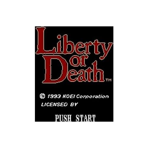Liberty or Death 16 bit Big Gray Game Card For NTSC Game Player Drop Shipping