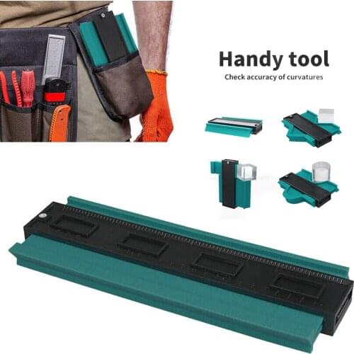 25cm Lock Wider Contour Gauge Shape Copy Duplicator Profile Tool Wood Tiles Measure Ruler Measuring Tool