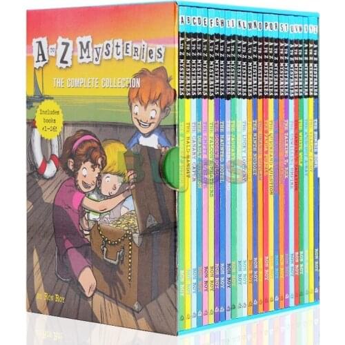 26 Books/set A To Z Mysteries Ron Roy Children Detective Reasoning Novel Childrens Elementary Humor Novel English Reading Book