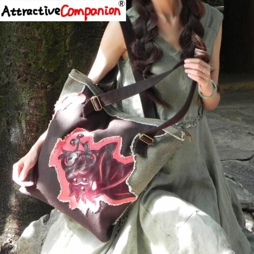 Женские кожаные сумки Attractivecompanion China At AliExpress