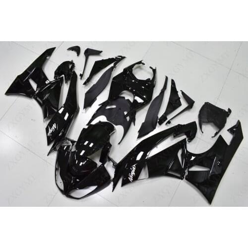 Full Body Kits 636 Zx-6r 2009 - 2012 glossy Black Abs Fairing Zx6r 09 10 Body Kits 636 Zx-6r 2011