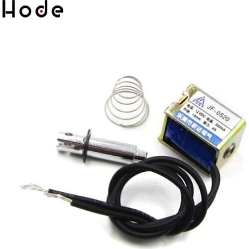 DC12V 4N/10mm Push Pull Type Frame Solenoid Electromagnet Magnet JF-0520