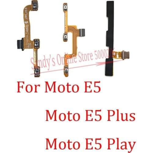 Power ON OFF Volume Side Button Key Flex Cable For Motorola Moto E5 E5 Plus E5 Play Volume Power Side Key Flex Cable Spare Parts