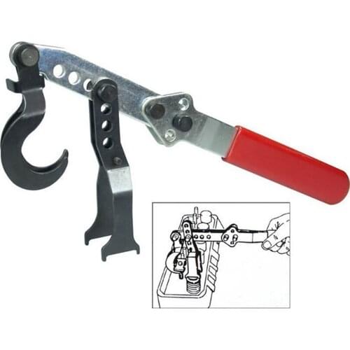 Dual Hooks Valve Spring Compressor, Automotive Compression Clamp Tool Service Kit for Motorcycle, ATV, Car, Small Engine Vehicle