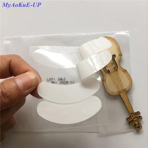 High Quality 40 Packs 3D Silicone Thin Eye Pads Under Lashes Patches Eyelash Extension Cosmetic Tools