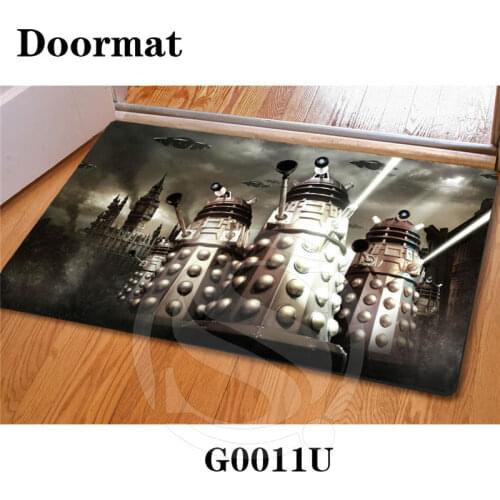Custom doctor who DoorMat Art Pattern Printed Carpet Floor Hall Bedroom Cool Pad Fashion Rug Drop Shipping SQ0611-DW34