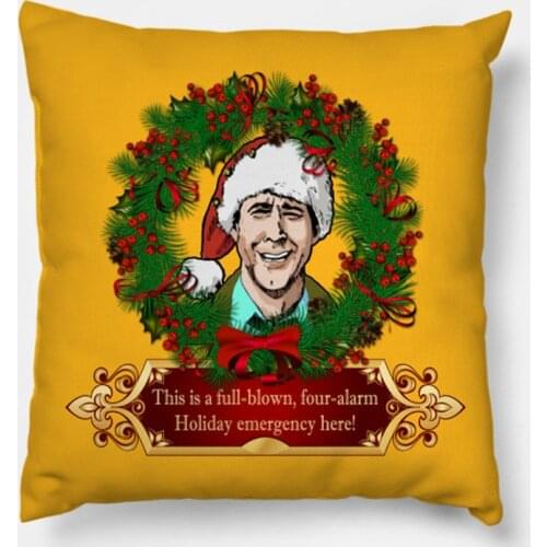 Holiday Emergency Printed Cartoon Christmas Pillowcase 2021 Decor for Home Merry Christmas Ornament Navidad Xmas Gifts