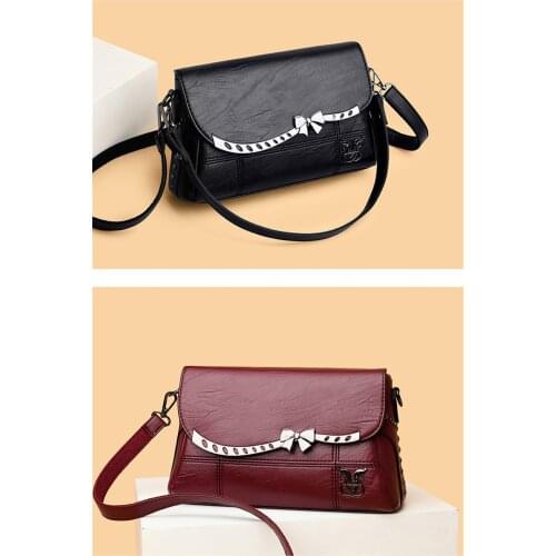 2021 New Soft Leather Handbag High Quality Women Bag Designer Fashion Female Shoulder Crossbody Bags For Women