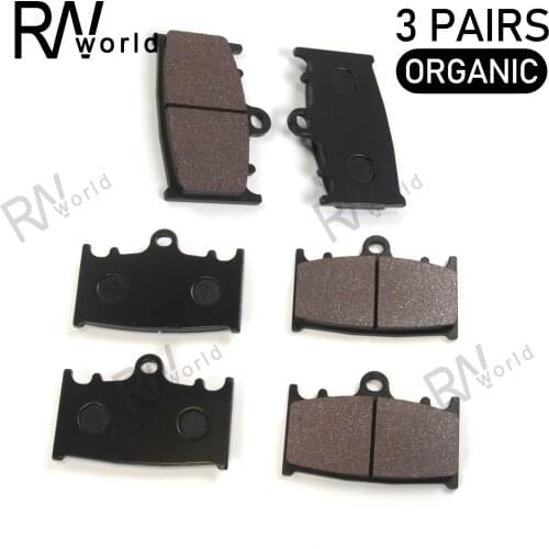 Motorcycles Front and Rear Brake Pads Pad Set For Kawasaki ZXR 750 H1 H2 J1 J2 K1 K2 L1 L2 L3 M1 M2 1989 1999 2000 2001-2005