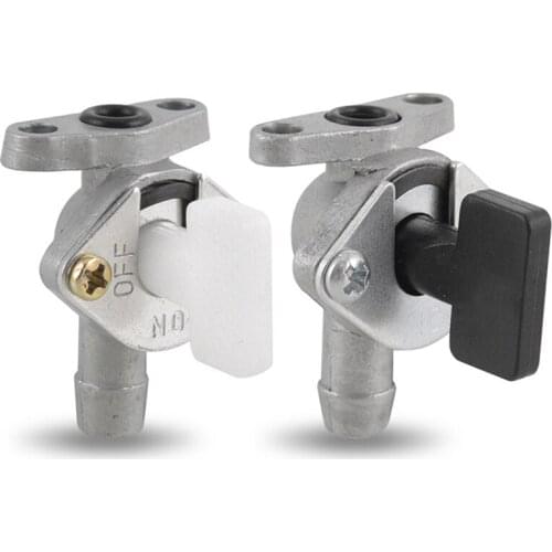 Gas Fuel Tank Switch Petcock Valve Compatible with 49CC Dirt Bike ATV Chinese, Hole Pitch 20mm, Aluminum Alloy