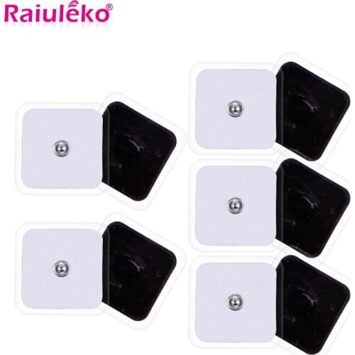 50/100Pcs Massager Patch Gel Electrode Pads EMS Tens Pulse Acupuncture Physiotherapy Machine Nerve Muscle Stimulator Slimming