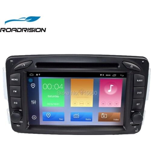 RoadRision Android 8.1 7Inch Car DVD Navigation For Mercedes-Benz W209/W203/W168/M/ML/W163/W463/Viano/W639/Vito/Vaneo Wifi GPS