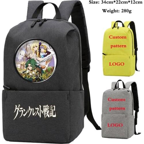 Anime Record of Grancrest War backpack Kids Bag nylon LaptopBag women Leisure bag knapsack Teenagers Backpack Student book Bags