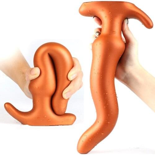 Super Soft Anal Plug Big Butt Plug Silicone Dildo Female Vaginal Masturbation Anus Dilator Male Prostate Massager Anal Sex Toys
