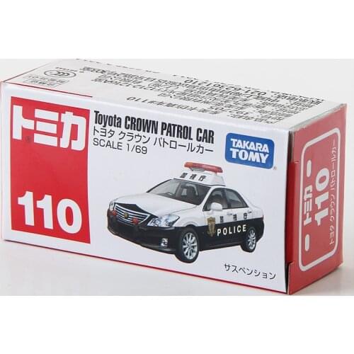 Takara Tomy Tomica Toyota Crown Patrol Police Car Metal Diecast Model Vehicle Toy Car New #110