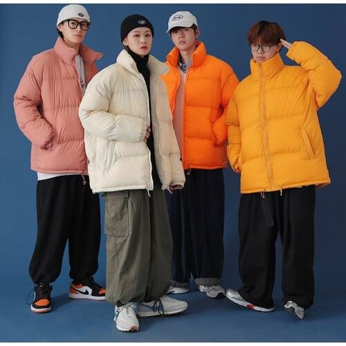 Thicken Coats Men Women Winter Parkas Male Female Unisex Jacket Coat Lady Students Outwear Couples Windbreaker Children Boy Girl