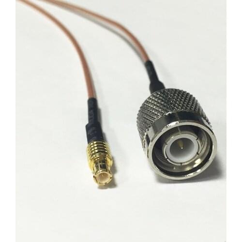 WIFI antenna adapter MCX male straight switch TNC male plug RF pigtail cable RG178 15cm wholesale