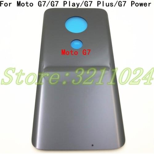 For Motorola Moto G7 XT1962 G7 Plus Back Cover G7 Play Back Battery Cover For moto G7 Power Rear Door Housing Case Panel