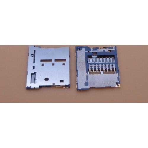 2pcs/lot for Sony Xperia Aqua M4 E2303 E2333 E2353 SD TF memory card reader connector socket tray slot module