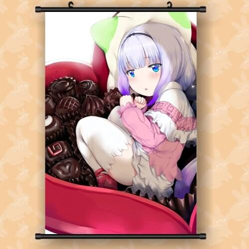 Anime Kobayashi-san Chi no Maid Dragon Painting Hanging Wall Art Poster Home Decor Wall Pictures For Living Room