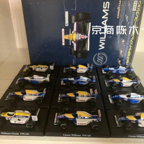 Aoshima 1:64 CANON Williams HONDA FW11B FW14B FW15C MONACO GP FW16 FW18 Collect die cast alloy F1 racing models