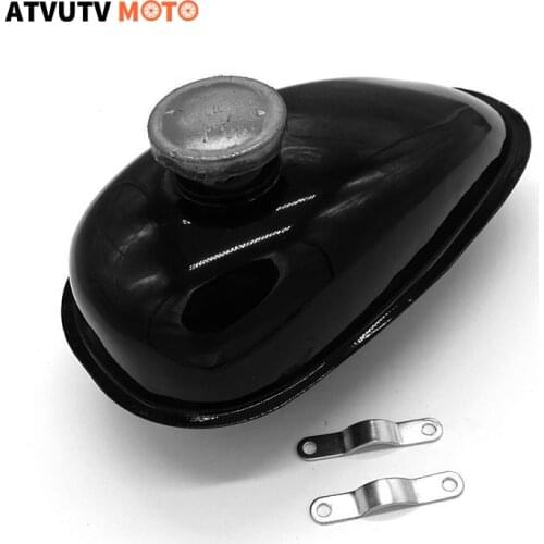 Motorcycle Petrol Fuel Tank with Cap 2L for 80cc 66cc 50CC 49cc Motorised Push Bike Motorized Bicycle