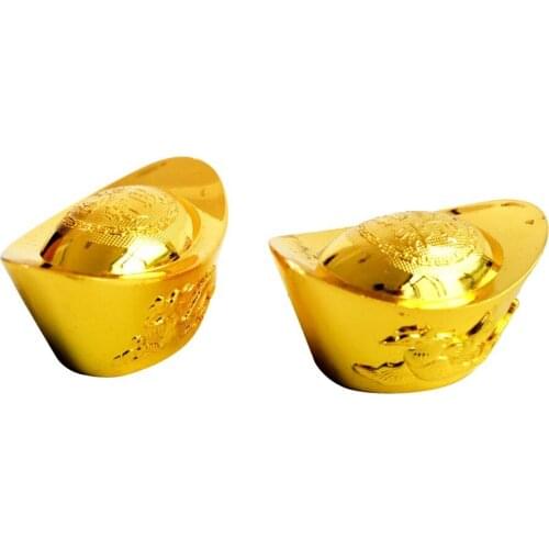 Auspicious Golden Chinese Wealth Ingots 6PCS/SET SKU K1046