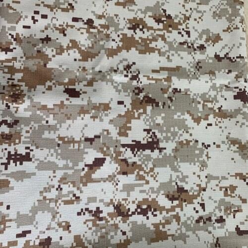 Desert Digital Army Military Wear-resistant Plaid Cloth Hunting Camouflage Fabric Clothes Material Outdoor Camo Clothing DIY