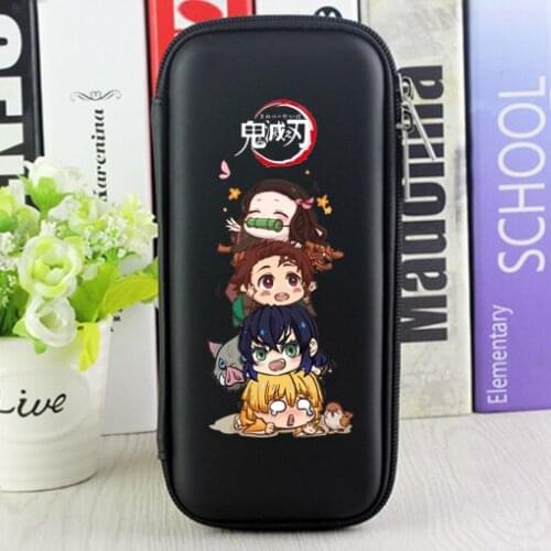 Demon Slayer Kimetsu No Yaiba Kamado Tanjirou Nezuko Zenitsu Inosuke Cute Printed Zipper Pen Pencil Bag Case Stationery Gift