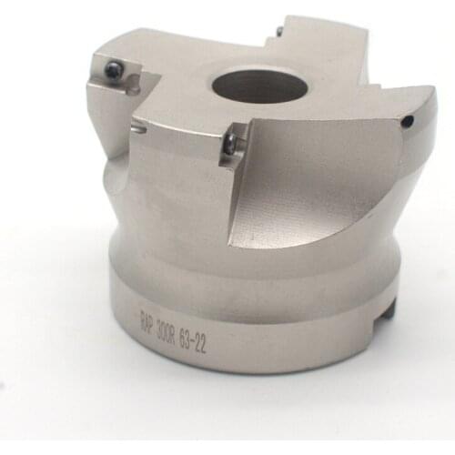 RAP 300R 50-22-4T/RAP300R 63-22-4T 75 Degree Positive Face Mill Head CNC Milling Cutter,milling shell face mill carbide insert
