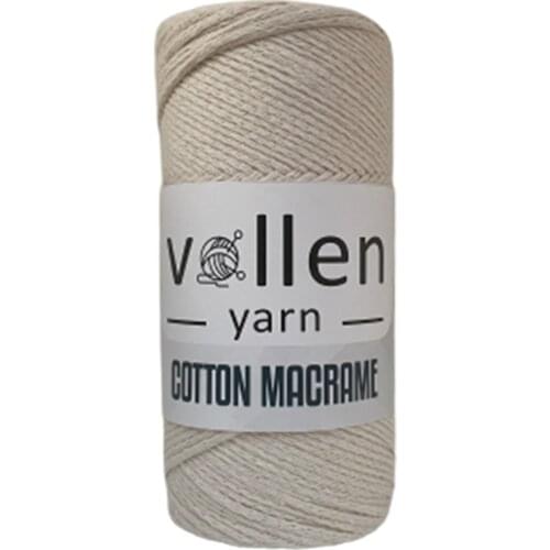 Cotton Macrame Rope Slim Cotton Amigurumi Punch Rope 2mm 250 gram 155 Meters 250 + Ecru 150-199m