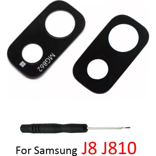 For Samsung Galaxy J8 2018 J810 J810F J810G J810DS J810Y Phone Chassis Housing Back Camera Glass Lens + Tools