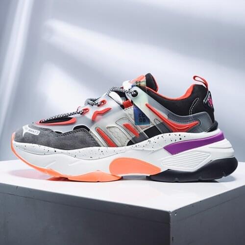 Men Sneakers Big Size Sports Running Shoes Heigh Increase Retro Old Dady Shoe Adule Male Casual Tennis Shoes Air Athletic 39-45