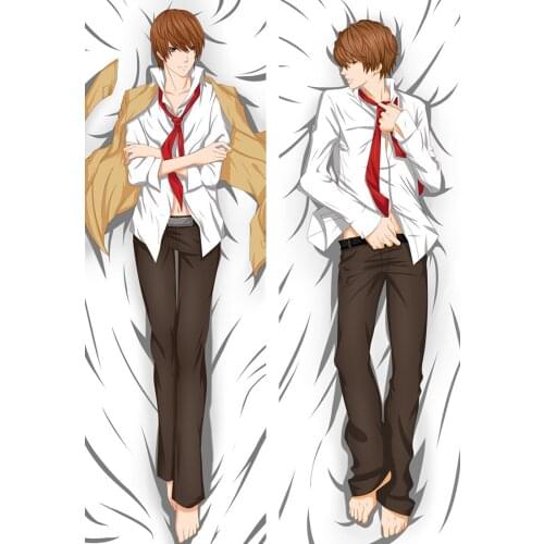Newly Design Death Note Male Anime Pillow Cover case Sexy Girl Double-Sided Bedding Hugging Body Pillowcase