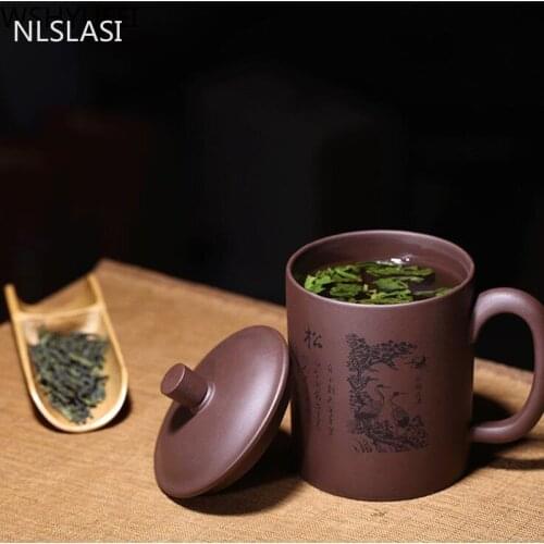New style large capacity purple sand tea cup Tea set tea set High-end travel tea set Household drinking utensils WSHYUFEI