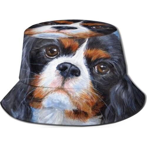 Cavalier King Spaniel Outdoor Sun Fishing Panama Hats Cavalier King Spaniel Cavalier Dog Dog Art Cavalier King Spaniel Dog