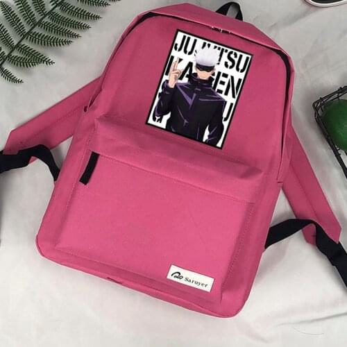 Jujutsu Kaisen Satoru Gojo Itadori backpack designer anime 2021 kawaii infantil plecaki mujer mochilas da moda backpack