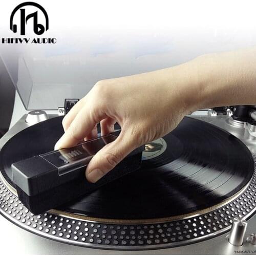 Super Clean brush for LP Vinyl Record Anti-Static Velvet Brush for CD/LP Vinyl Phonograph Turntable Player parts