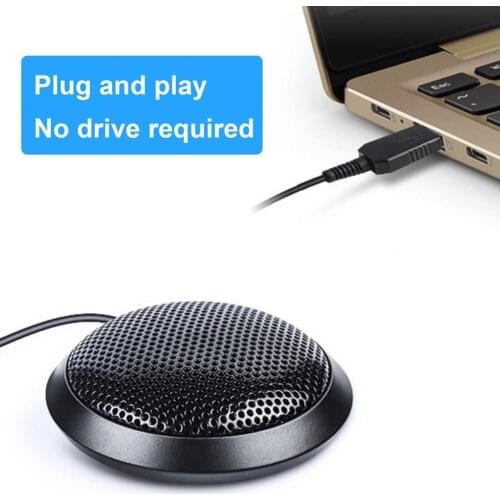 Omni-directional Condenser Microphone Mic for Meeting Business Conference Computer Laptop PC Voice Chat Video Games Live