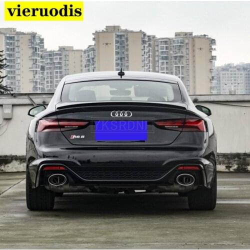 High Quality ABS Material Primer Color Car Tail Wing Decoration For Audi A5 2017 2018 2019 2020 Car Rear Trunk Spoiler