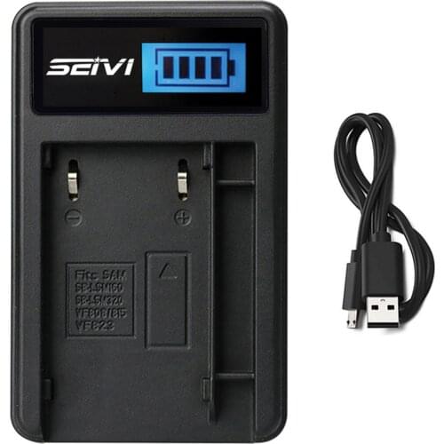 Battery Charger for Samsung VP-D351i VP-D352i VP-D353i VP-D354i VP-D355i VP-D361i VP- D362i VP-D363i VP-D371i Camcorder
