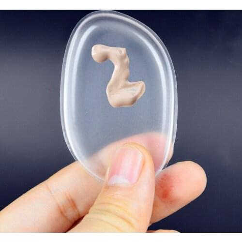 1Pc Jelly Soft Silicone Gel Powder Puff Sponge for Cosmetic Face Foundation BB Cream Beauty Makeup Tool