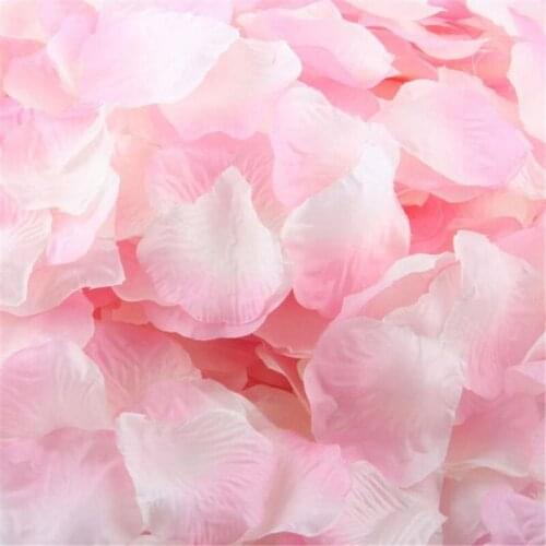 1000/3000pcs Color Silk Rose Petals For Wedding Decoration Romantic Artificial Wreath Rose Flower Leaf Wedding Accessories 5z