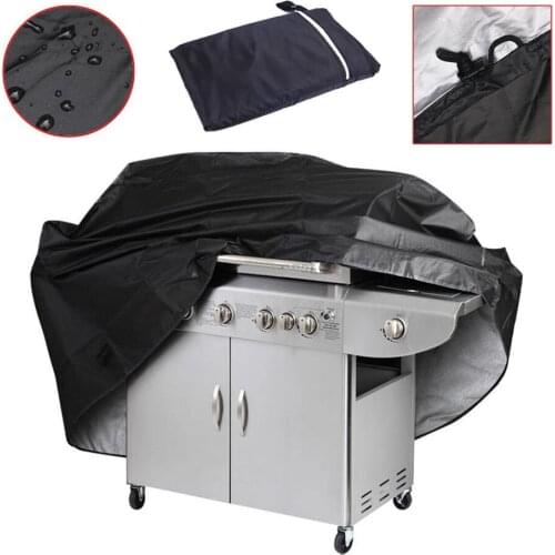3-Sizes Waterproof BBQ Grill Black Barbeque Cover Rain Grill Barbacoa Anti Dust Protector Shield For Gas Charcoal Barbecue Bag