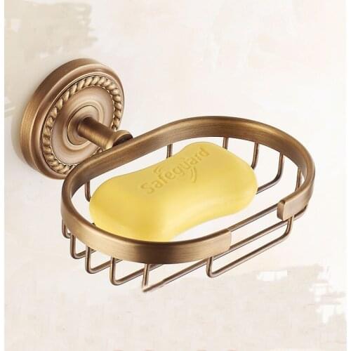 Copper antique bathroom bar mesh style scented soap dishes shelf soap box, European toilet soap box rack vintage, Free shipping