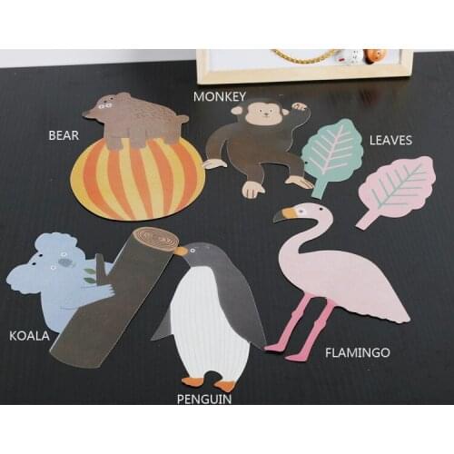 Baby Shower Safari Jungle Party Decorations Banners Forest Cartoon Animals Circus Kids Birthday Party Favors Supplies