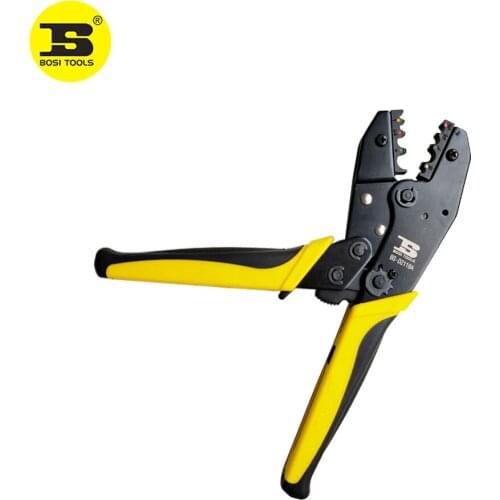 BOSI Ratchet Wire Bare Terminal Crimper AWG 22-10